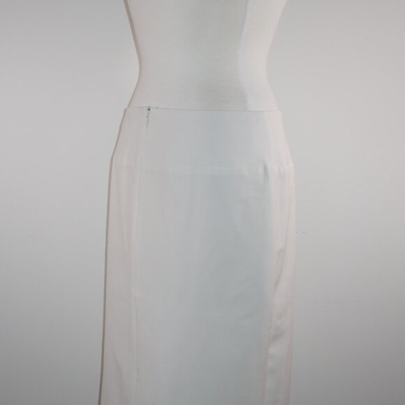 Ellen Tracy Pencil Skirt in White - Women's size 6 - Picture 7 of 15